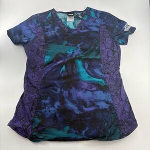 Star Wars Women’s Purple Scrub Top XS